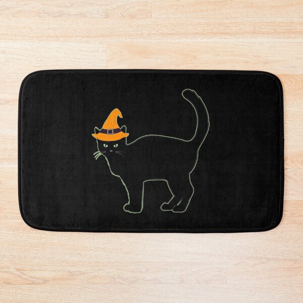 Item preview, Happy Hallowe'en Holiday Cute Black Cat Witch's Hat Fun Hallowe'en designed and sold by H3designs.