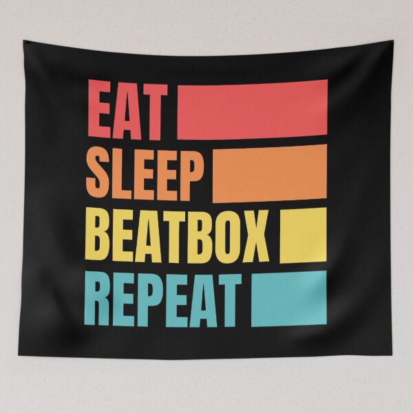 Item preview, Copia de Eat Sleep Beatbox Repeat Funny Eat Sleep Beatbox Repeat Quotes designed and sold by chetan786.