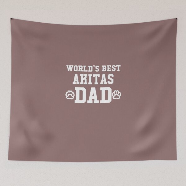 Item preview, World's Best Akitas Dad designed and sold by AlwaysAwesome.