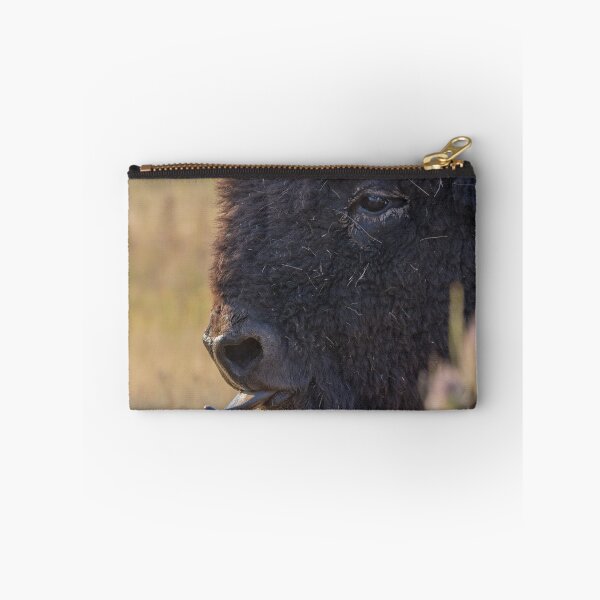 Item preview, American Plains Buffalo Bull Licking Nose National Bison Range designed and sold by Steven Holt.