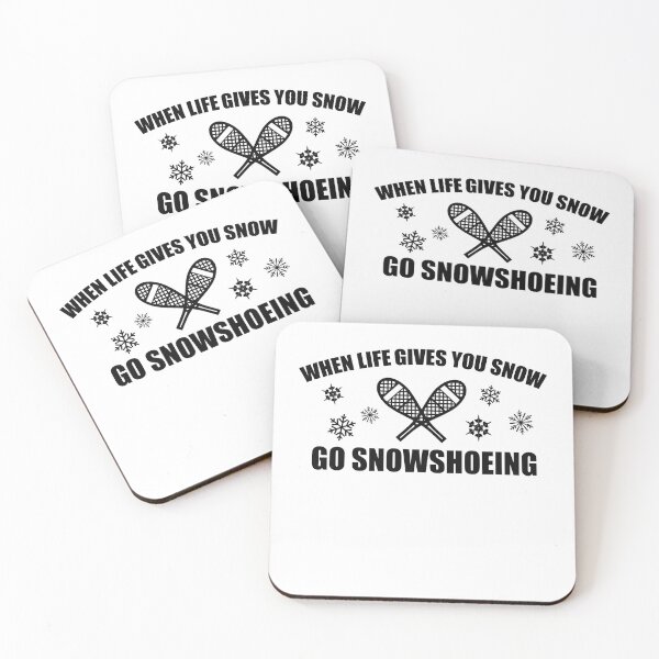 Item preview, Great Snowshoeing Winter Outdoors Present designed and sold by RoguePixel.