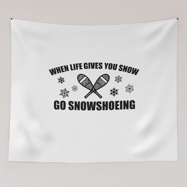 Item preview, Great Snowshoeing Winter Outdoors Present designed and sold by RoguePixel.