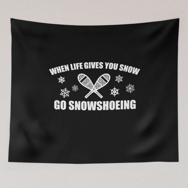 Item preview, Great Snowshoeing Winter Outdoors Present designed and sold by RoguePixel.