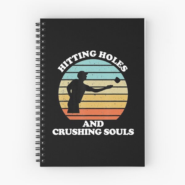 Item preview, Hitting Holes And Crushing Souls Funny Cornhole  designed and sold by SimmonsNobl.