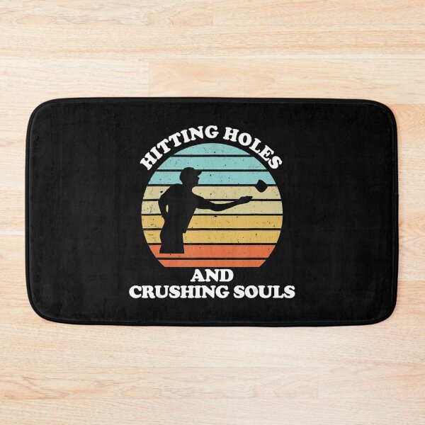 Item preview, Hitting Holes And Crushing Souls Funny Cornhole  designed and sold by SimmonsNobl.