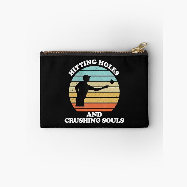 Item preview, Hitting Holes And Crushing Souls Funny Cornhole  designed and sold by SimmonsNobl.