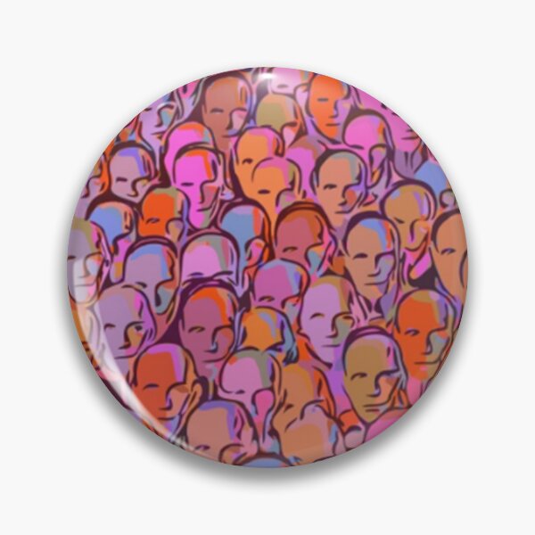 Item preview, face in the crowd designed and sold by AndyWorthyArt.