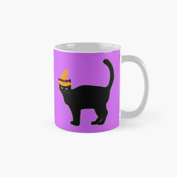 Item preview, Happy Hallowe'en Holiday Cute Black Cat Witch's Hat Fun Hallowe'en designed and sold by H3designs.