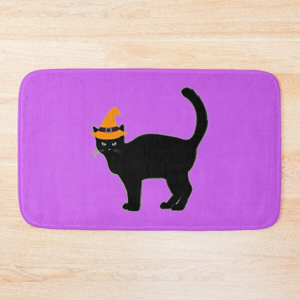 Item preview, Happy Hallowe'en Holiday Cute Black Cat Witch's Hat Fun Hallowe'en designed and sold by H3designs.