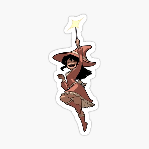 Spell Yeah Cute Witch Pink Outfit Variant (No Text) Sticker
