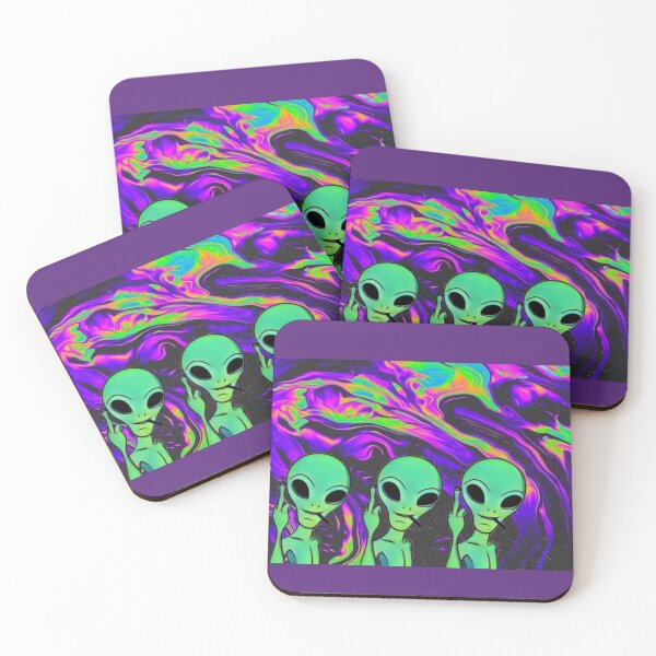 Item preview, Psychedelic aliens designed and sold by Paradise Of Colors.