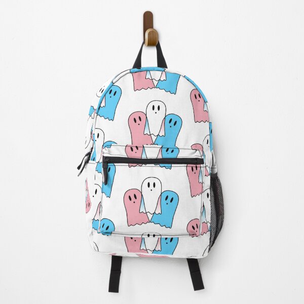 Item preview, Subtle Pride Spooky Cute Ghosts Transgender Flag designed and sold by Jenna Rideout.