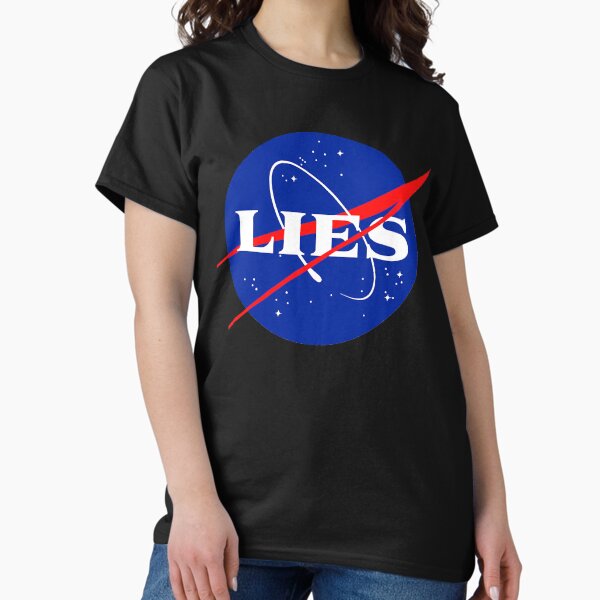 Item preview, NASA LIES LOGO Essential designed and sold by MarshaJean01.
