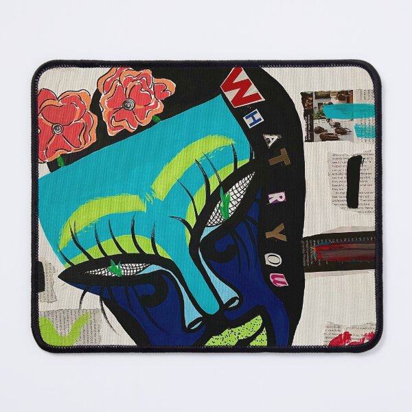 Item preview, What R You Abstract Mixed-Media Artwork designed and sold by Lagoldenartist.