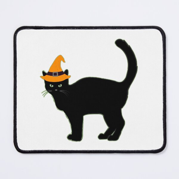 Item preview, Happy Hallowe'en Holiday Cute Black Cat Witch's Hat Fun Hallowe'en designed and sold by H3designs.