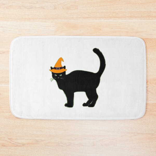 Item preview, Happy Hallowe'en Holiday Cute Black Cat Witch's Hat Fun Hallowe'en designed and sold by H3designs.