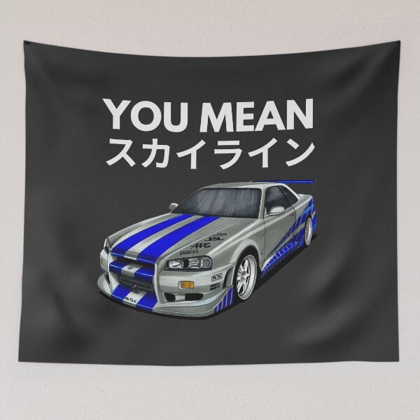Item preview, You mean Skyline ?? { Paul walker's R34 Skyline GTR } designed and sold by MOTOSHIFT.
