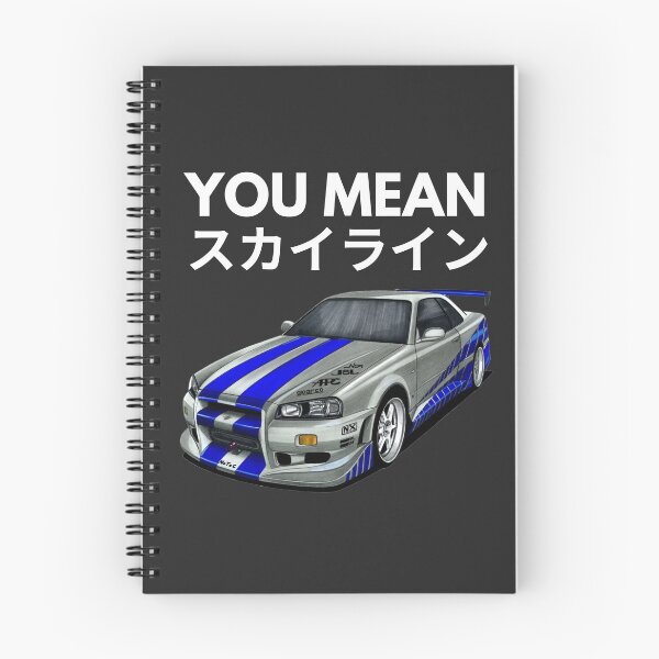Artikelvorschau, Du meinst Skyline ?? { Paul Walkers R34 Skyline GTR } entworfen und verkauft von MOTOSHIFT.