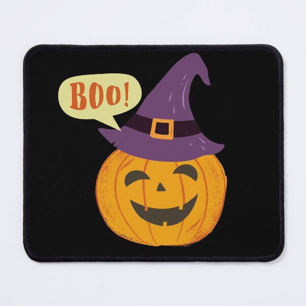 Item preview, Halloween Pumpkin with Witch Hat saying Boo designed and sold by Anmol Arts.