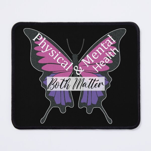 Artikelvorschau, Körperliche und geistige Gesundheit sind beide von Bedeutung Butterfly Design entworfen und verkauft von CJAura by Claire Jane Johnson.