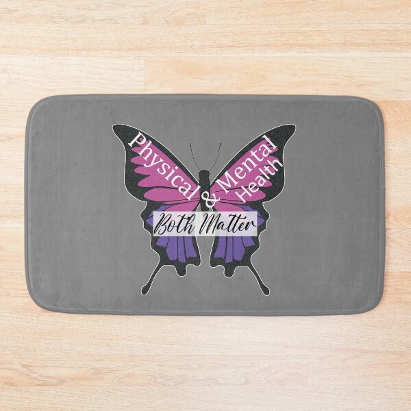 Item preview, Physical and Mental Health Both Matter Butterfly Design designed and sold by CJAura by Claire Jane Johnson.