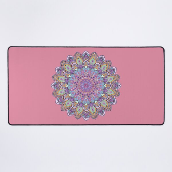 Item preview, light violet mandala designed and sold by MandalaFlowerArt.