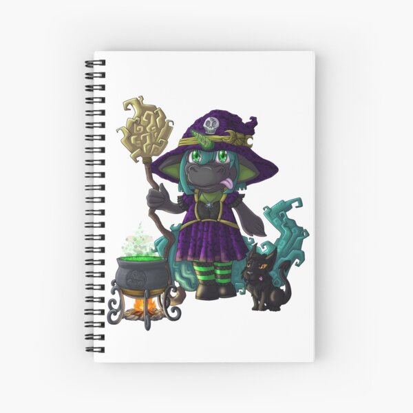 Witchy Derpicorn Spiral Notebook