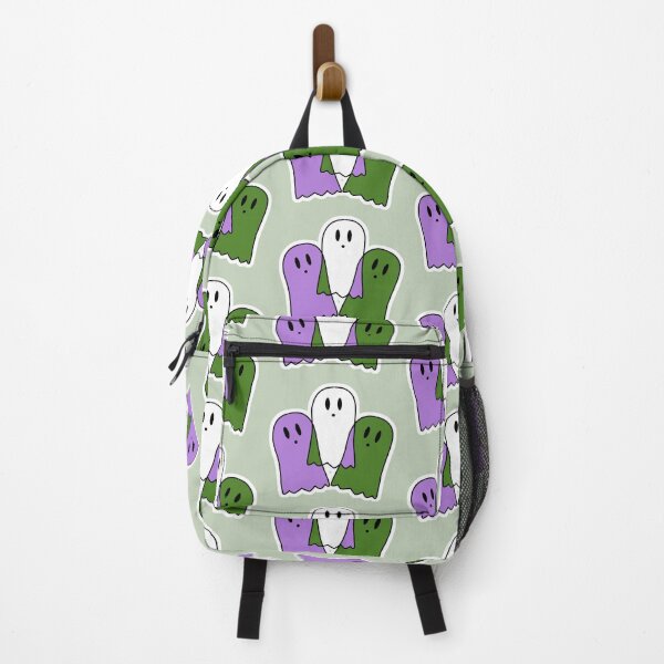 Item preview, Subtle Pride Spooky Cute Ghosts Genderqueer Flag designed and sold by Jenna Rideout.