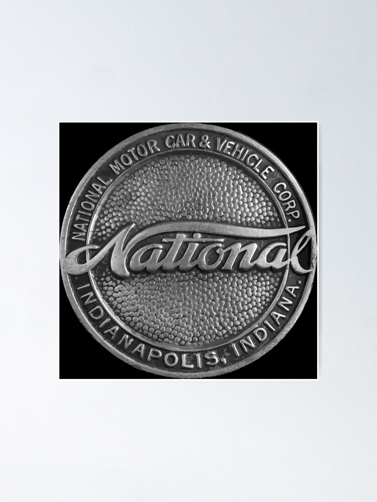 "National Motor Vehicle Co. Logo" Poster for Sale by oldcarlogos ...