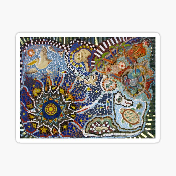 Item preview, Mosaic Mural by Guy Crosley designed and sold by Marilyn Harris.