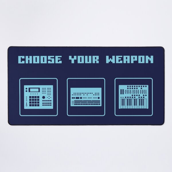 Item preview, Choose Your Weapon Drum Machine and Synth Selector for Electronic Musician designed and sold by AtomicMalibu.