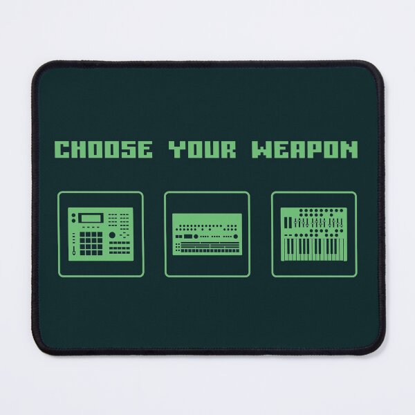 Item preview, Choose Your Weapon Drum Machine and Synth Selector for Electronic Musician designed and sold by AtomicMalibu.