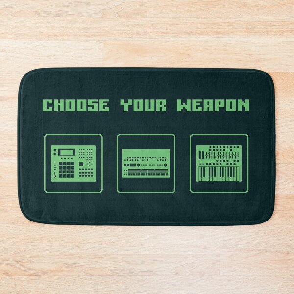 Item preview, Choose Your Weapon Drum Machine and Synth Selector for Electronic Musician designed and sold by AtomicMalibu.