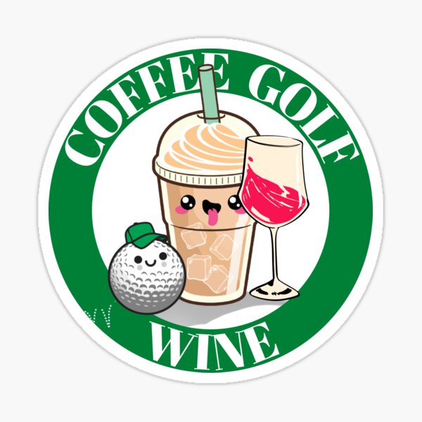 Artikel-Vorschau von Kaffee-Golf-Wein, designt und verkauft von Gamers Hub.
