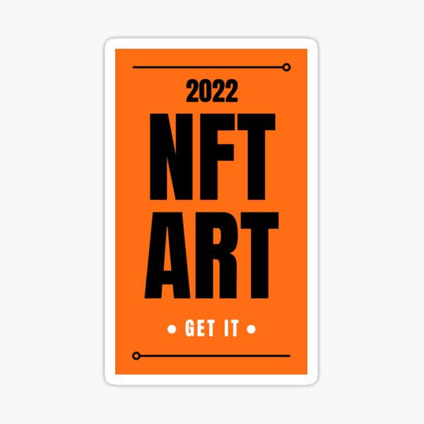 NFT Art Sticker