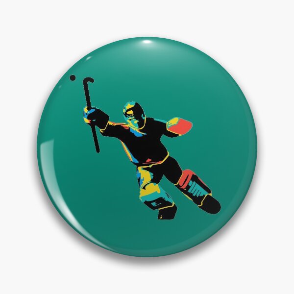 Item preview, Field hockey goalkeeper colorful designed and sold by hookfreaks.