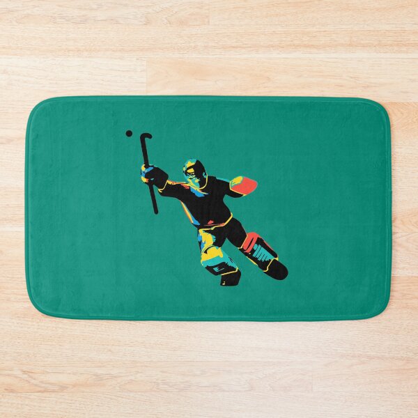 Item preview, Field hockey goalkeeper colorful designed and sold by hookfreaks.