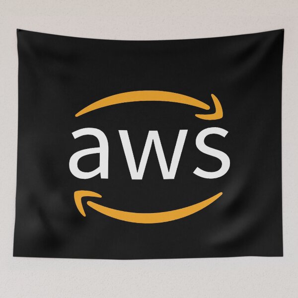 Item preview, AWS developer logo white designed and sold by tshirtsandme.
