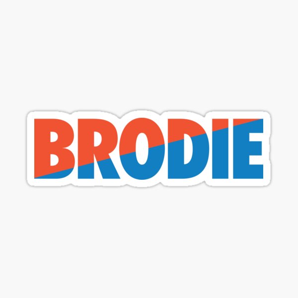 Brodie Stickers for Sale Redbubble