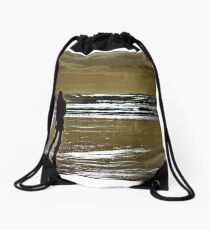 Lady of light Drawstring Bag