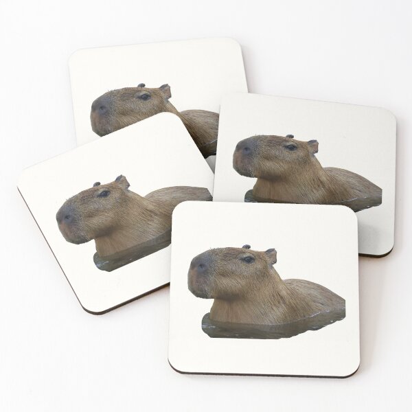 Item preview, 2nd Head Only Snarky Swiming Capybara Stickers Package. Funny Capybaras For Every Capybara Lover Or Other Rodent Owner! - Cute  designed and sold by AnimalStickers-.