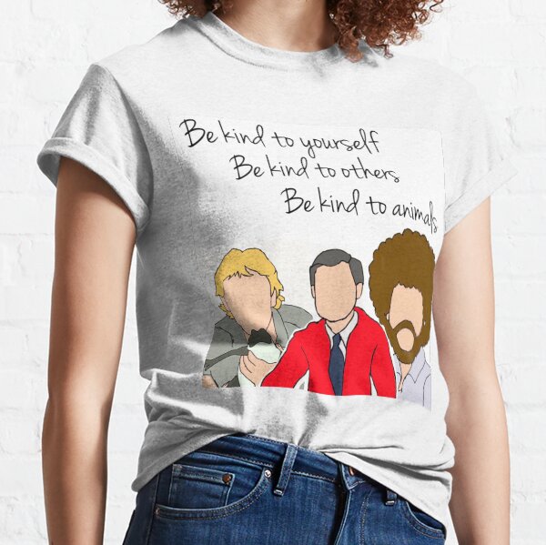 Bob Ross, Steve Irwin, and Mr. Rogers. Classic T-Shirt