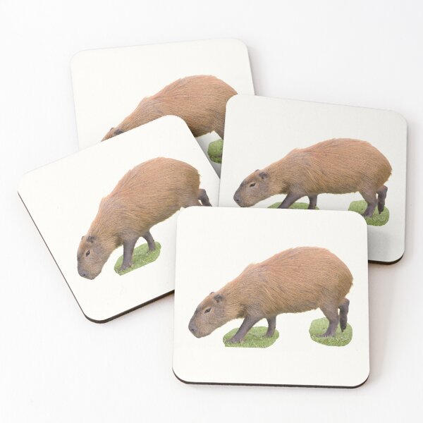 Item preview, 5th Little Eating Focused Single Capybara Stickers Package. Funny Capybaras For Every Capybara Lover Or Other Rodent Owner! - Cute  designed and sold by AnimalStickers-.