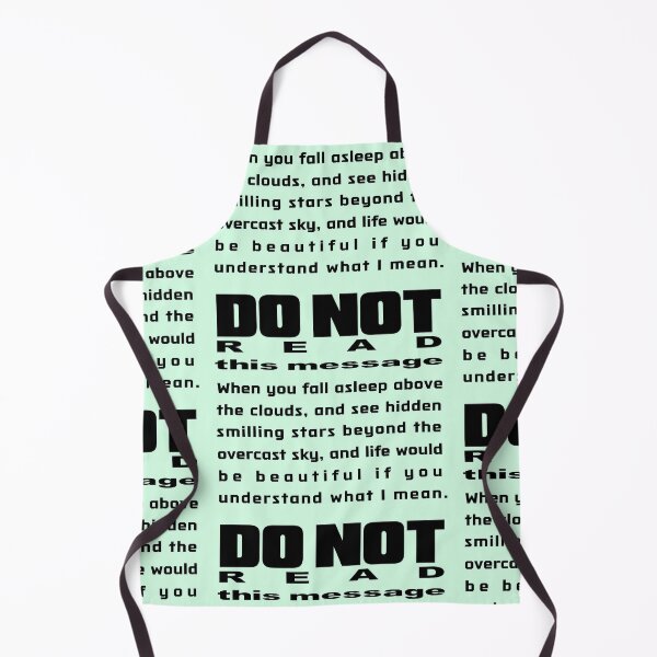 Item preview, Do Not Read This Message designed and sold by VkScript.