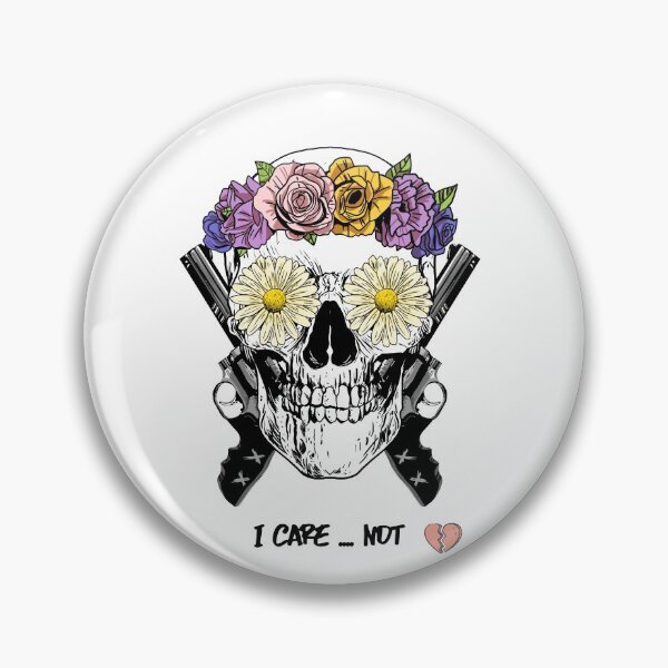 Item preview, I Care Not Skull designed and sold by KDprint.