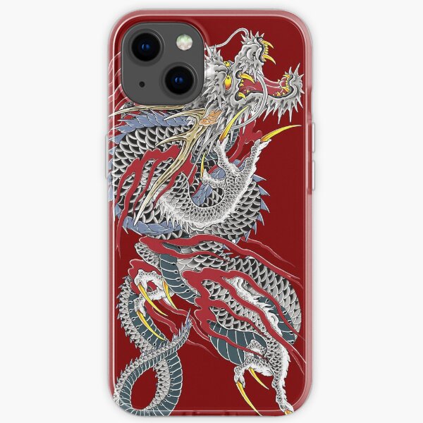 Yakuza-Drache-Tätowierung iPhone Flexible Hülle