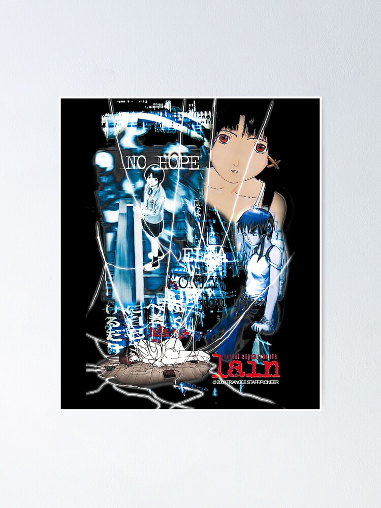serial experiments lain ロンT Lサイズ&クリアポスター Serial Experiments Lain