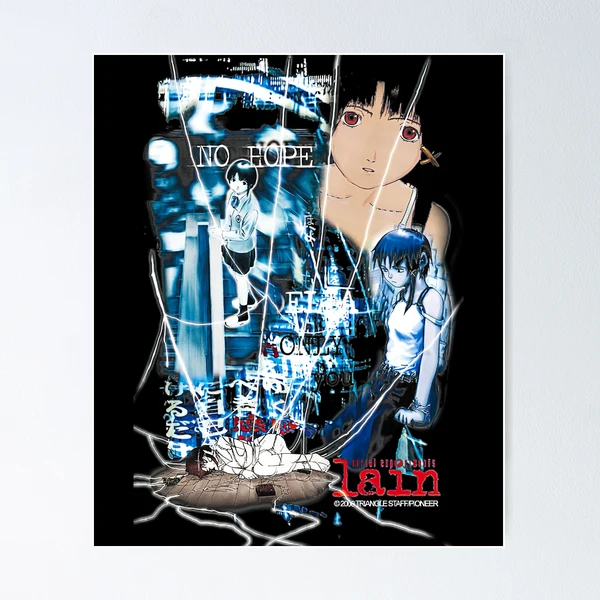 Serial Experiments Lain Poster Playstation 98 Hotsummer