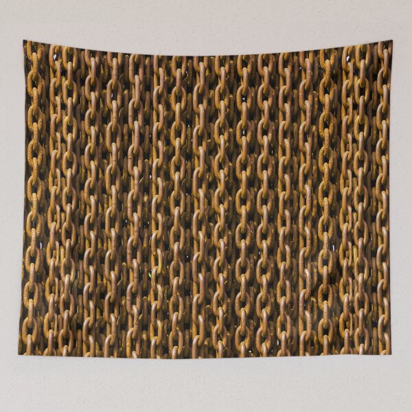 Item preview, Gold Chain Pattern Bed Sheet or Frock Design designed and sold by PodiShawna.
