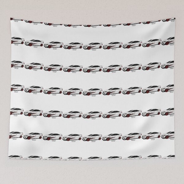 Item preview, White Hyundai Elantra With Shark Mouth   designed and sold by SmedleyandCo.